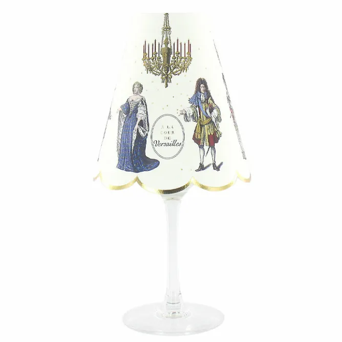 Boutiques de musées 2 Abat-jour de papier pour verres à pied "A la Cour de Versailles" Best