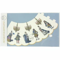 Boutiques de musées 2 Abat-jour de papier pour verres à pied "A la Cour de Versailles" Best