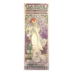 Affiches Et Reproductions<Boutiques de musées Affiche Alphonse Mucha - Sarah Bernhardt La Dame aux Camélias, 1896 - 26 x 70 cm