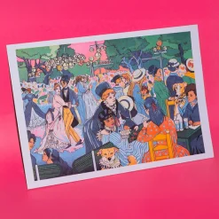 Boutiques de musées Affiche Bal du moulin de la Galette (Auguste Renoir) de María Jesús Contreras - Kiblind Sale