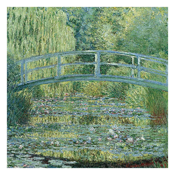 Affiches Et Reproductions<Boutiques de musées Affiche Claude Monet - Le bassin aux nymphéas, harmonie verte