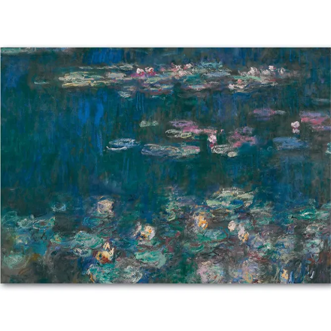 Affiches Et Reproductions<Boutiques de musées Affiche Claude Monet - Nymphéas, Reflets verts, entre 1914 et 1926