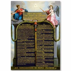Boutiques de musées Affiche Déclaration des Droits de l'Homme et du Citoyen Best