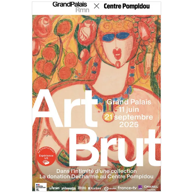 Affiches Et Reproductions<Boutiques de musées Affiche de l'exposition Art brut. Dans l'intimité d'une collection. La donation Decharme au centre Pompidou