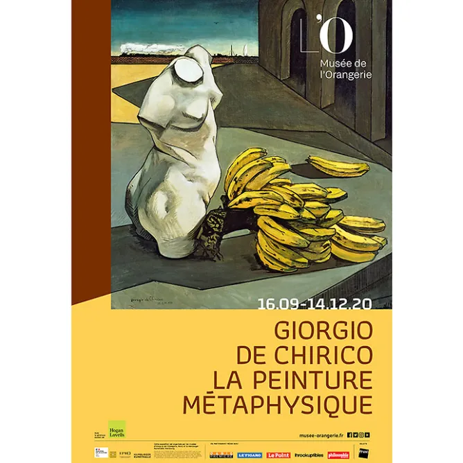 Boutiques de musées Affiche de l'exposition - Giorgio de Chirico, La peinture métaphysique New