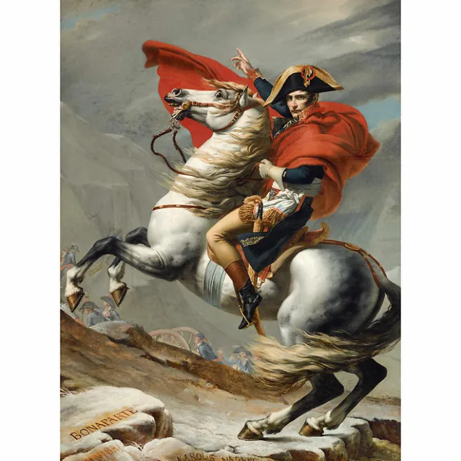 Affiches Et Reproductions<Boutiques de musées Affiche Jacques-Louis David - Bonaparte, premier consul, franchissant le Grand Saint-Bernard, 20 mai 1800