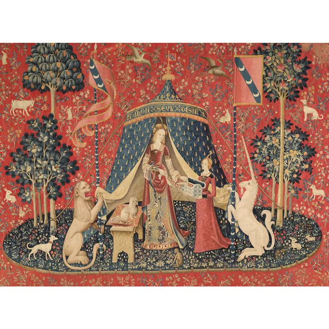 Boutiques de musées Affiche La Dame à La Licorne - À mon seul désir - 50X70cm Outlet