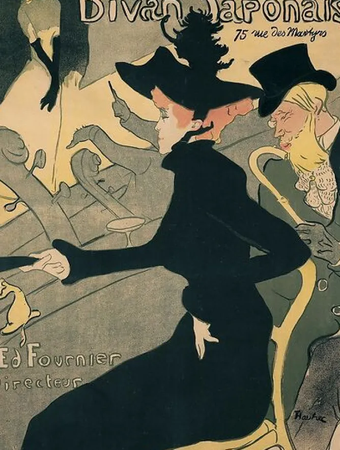 Toiles Encadrées|Affiches D'Art Encadrées<Boutiques de musées Affiche : Le Divan japonais (toiles encadrées)