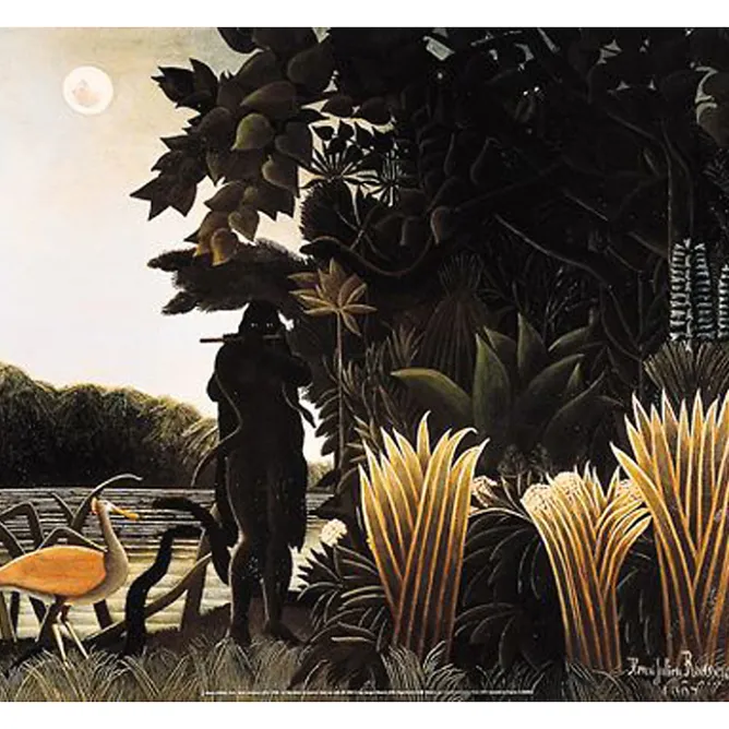 Boutiques de musées Affiche Le Douanier Rousseau - La Charmeuse de serpents