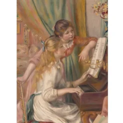 Affiches Et Reproductions<Boutiques de musées Affiche Pierre Auguste Renoir - Jeunes filles au piano
