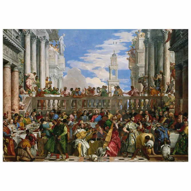 Boutiques de musées Affiche Véronèse - Les Noces De Cana 50 x 70 cm Outlet