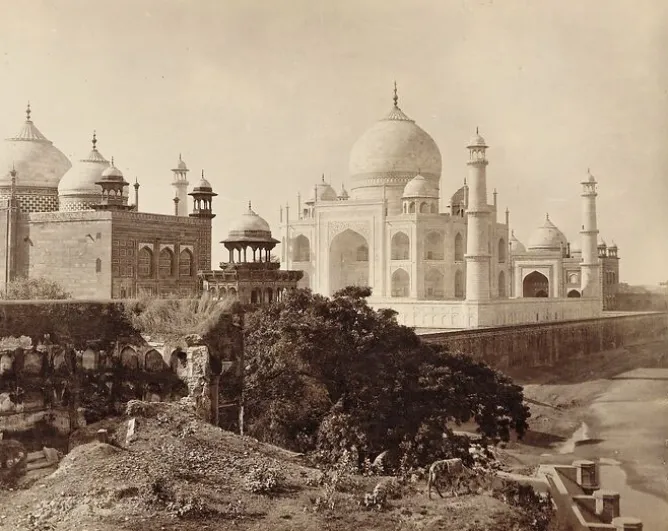 Boutiques de musées Agra. Le Taj Mahal, 1870-1880 (panneaux aluminium)