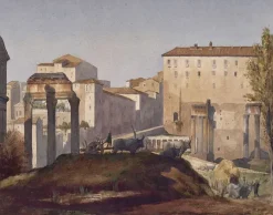 Panneaux Acryliques|Affiches D'Art Encadrées<Boutiques de musées Album d'Italie, antiquités de Rome. Forum et Palatin. Vue du Forum du côté du Tabularium (panneaux acryliques)
