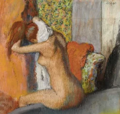 Boutiques de musées Après le bain, femme nue s’essuyant la nuque (détail) (affiches d'art) Best