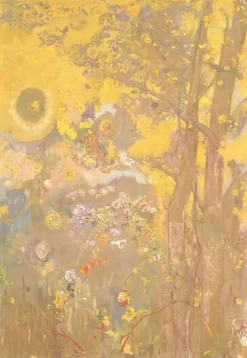 Toiles Encadrées|Toiles Sans Cadre<Boutiques de musées Arbre sur fond jaune (toiles encadrées)
