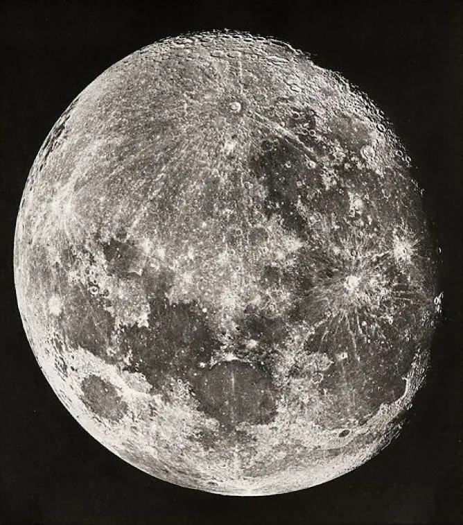 Boutiques de musées Atlas photographique de la lune, page de titre (panneaux aluminium) Outlet