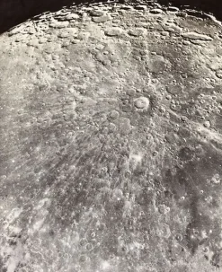 Boutiques de musées Atlas photographique de la lune, rayonnement de Tycho, phase croissante (panneaux aluminium) Hot