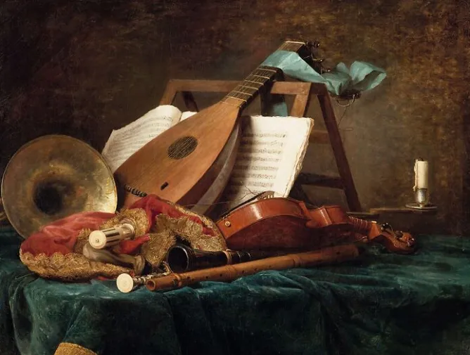 Toiles Sur Châssis|Toiles Encadrées<Boutiques de musées Attributs de la musique (toiles sur châssis)