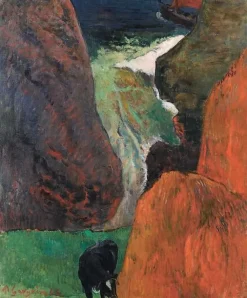 Toiles Encadrées|Toiles Sur Châssis<Boutiques de musées Au-dessus du gouffre, dit aussi Marine avec vache (toiles encadrées)