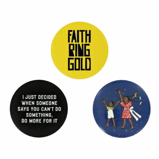 Pin'S<Boutiques de musées Badge Faith Ringgold