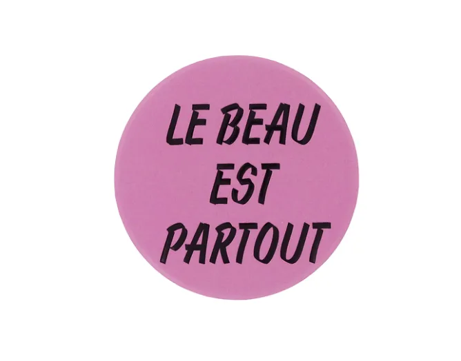 Boutiques de musées Badge Fernand Léger - Le beau est partout - Rose Outlet