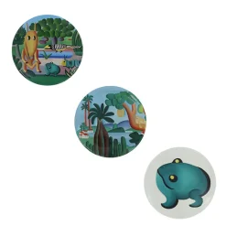 Pin'S<Boutiques de musées Badge grenouille - Exposition Tarsila do Amaral