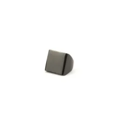 Bagues<Boutiques de musées Bague carrée en corne noire unie M