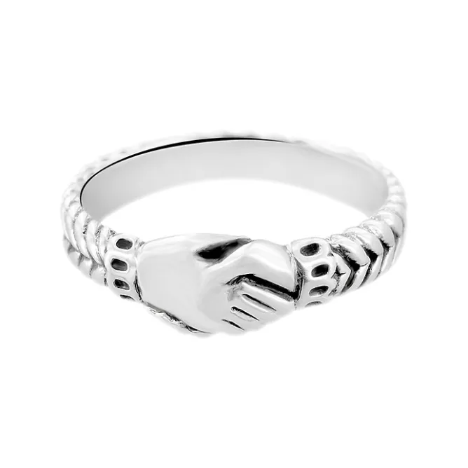 Boutiques de musées Bague de promesse en argent Clearance