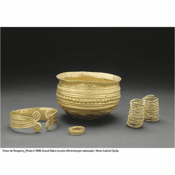 Boutiques de musées Bague du trésor de Rongères - Plaqué or Clearance