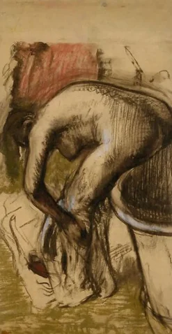 Boutiques de musées Baigneuses s'essuyant (panneaux acryliques)