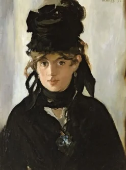 Boutiques de musées Berthe Morisot au bouquet de violettes (détail) (affiches d'art encadrées) Best