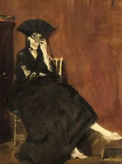 Toiles Sans Cadre|Affiches D'Art<Boutiques de musées Berthe Morisot à l’éventail (détail) (toiles sans cadre)