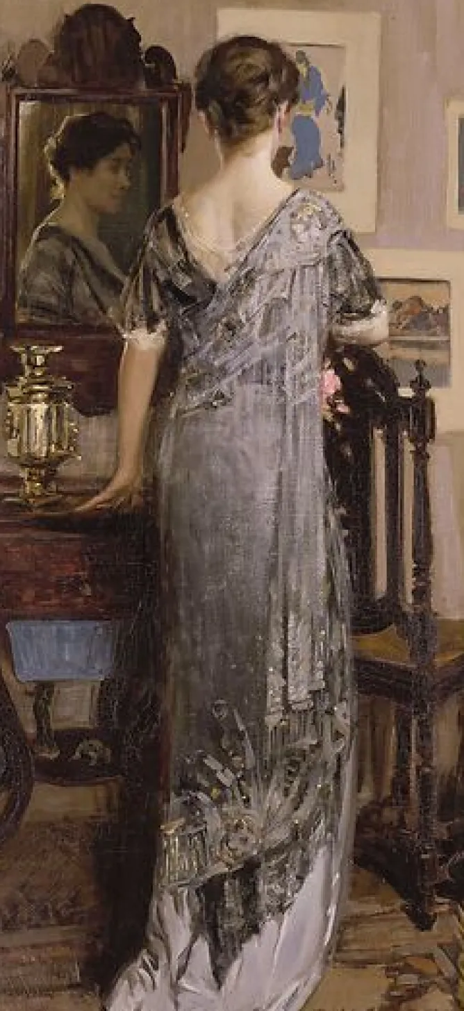 Boutiques de musées Bleu et gris (toiles encadrées) New