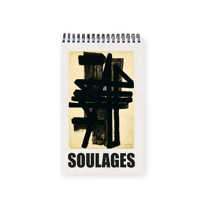 Cahiers Et Carnets<Boutiques de musées Bloc croquis Pierre Soulages - Gouache sur papier, 1952