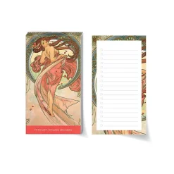 Cahiers Et Carnets<Boutiques de musées Bloc notes Alphonse Mucha - La Danse, 1898