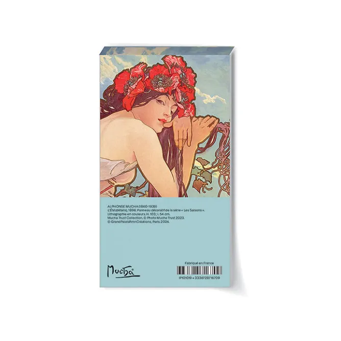 Cahiers Et Carnets<Boutiques de musées Bloc notes Alphonse Mucha - L'été, 1896