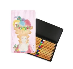 Boutiques de musées Boîte 12 crayons de couleur duo Bonjour Versailles Sale