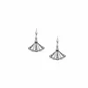 Boutiques de musées Boucles d'oreilles Art Nouveau Éventail