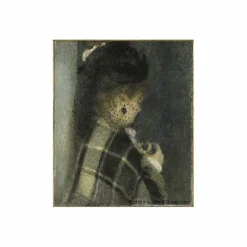 Boucles D'Oreilles<Boutiques de musées Boucles d'oreilles Auguste Renoir - Jeune Femme à la voilette - Oreilles percées