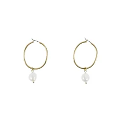 Boutiques de musées Boucles d'oreilles Créoles Perles de la Reine Discount