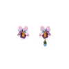 Boucles D'Oreilles<Boutiques de musées Boucles d'oreilles dormeuses Violette - Les Néréides