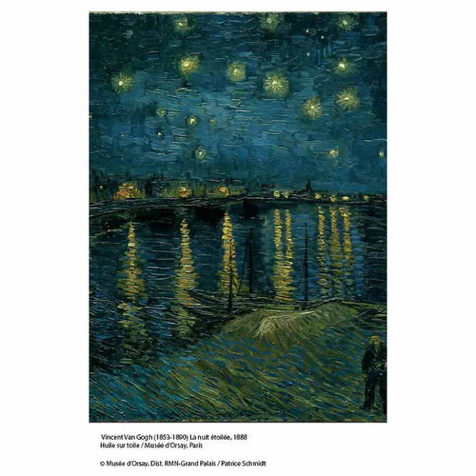 Boucles D'Oreilles<Boutiques de musées Boucles d'oreilles Dormeuses Nuit étoilée - Les Néréides X musée d'Orsay