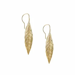 Boutiques de musées Boucles d'oreilles Feuille de laurier Outlet