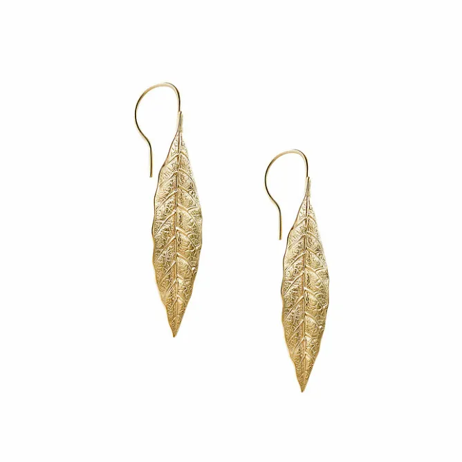 Boutiques de musées Boucles d'oreilles Feuille de laurier Outlet