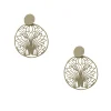 Boutiques de musées Boucles d'oreilles Feuilles d'acanthe New