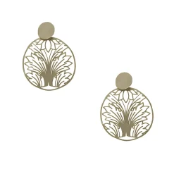 Boutiques de musées Boucles d'oreilles Feuilles d'acanthe New