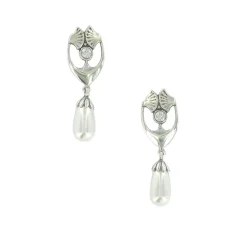 Boutiques de musées Boucles d'oreilles Gingko Art nouveau Hot