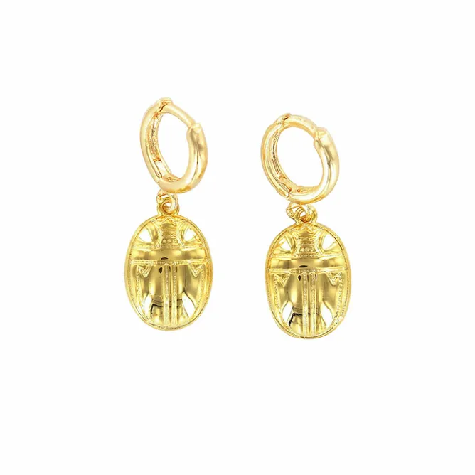 Boutiques de musées Boucles d'oreilles Égypte - Scarabée Outlet