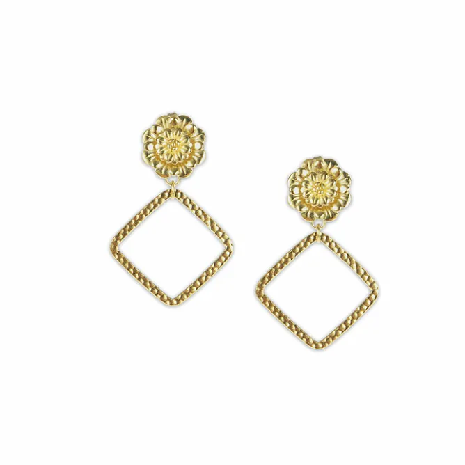 Boucles D'Oreilles<Boutiques de musées Boucles d'oreilles Rosace Petit modèle