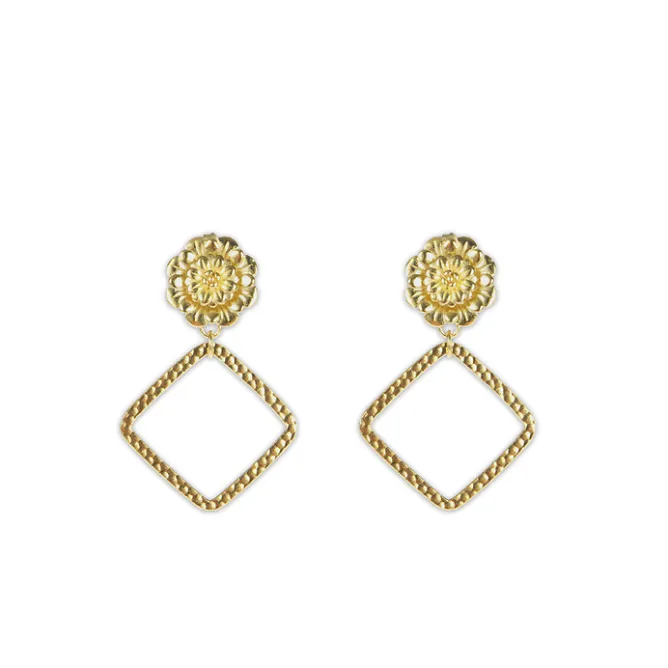 Boucles D'Oreilles<Boutiques de musées Boucles d'oreilles Rosace Petit modèle